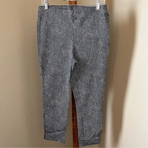 Michael Kors Women's Pull On Pants Stretch Waist Print Large